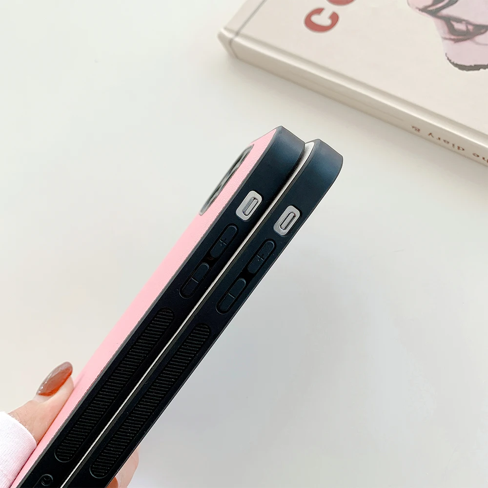 Elegant H Cross Leather Luxury Phone Case - Classic Fashion Cover