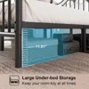 Metal Bed Frame with Headboard and Footboard, Modern Iron Platform Bed Frame Support Up to 1200LBS, Under Storage Bed Frames 3
