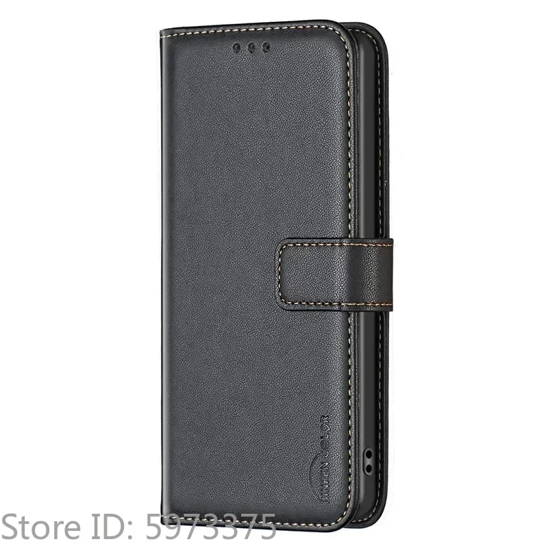 Elegant Leather Wallet Phone Case with Card Slot