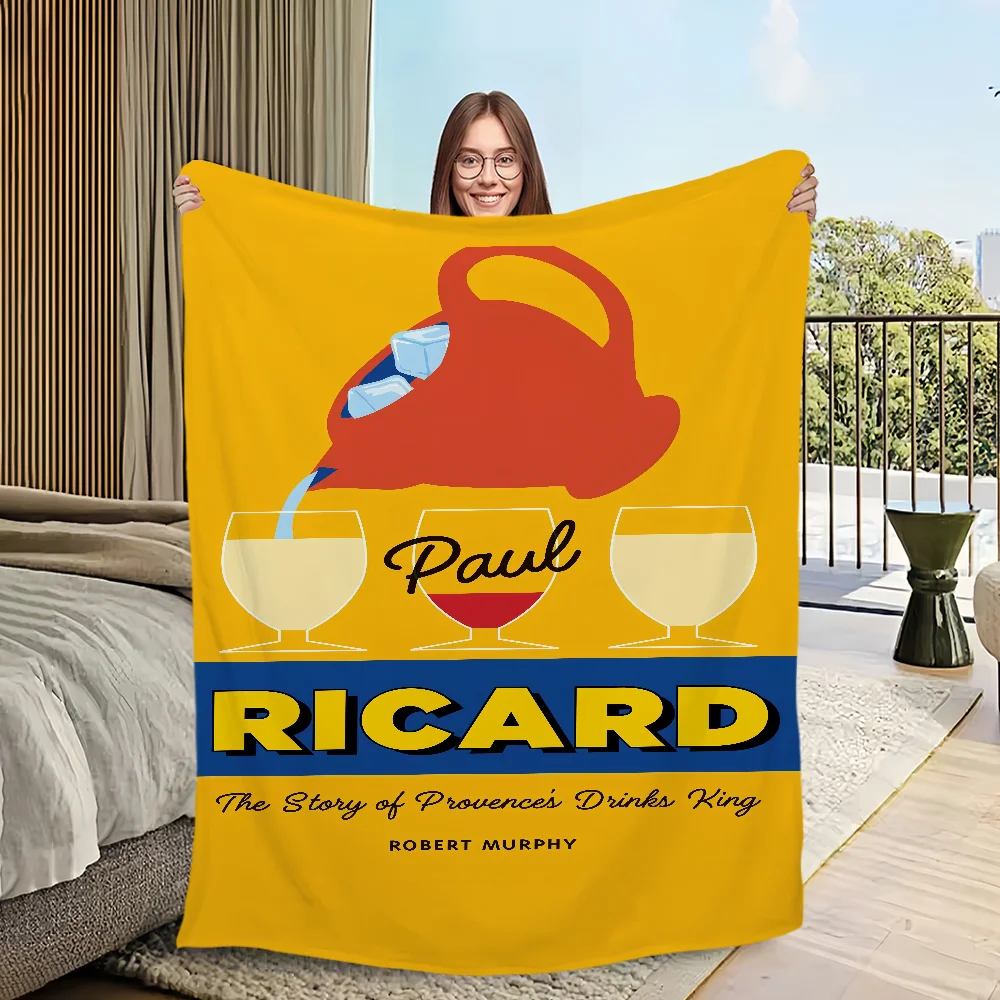 Warm Soft Plush Beer Nap R-Ricard Blankets Sofa rug for Living Room Office Bedroom Home Travel Fashion Kid Birthday Gift Flannel 2