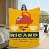 Warm Soft Plush Beer Nap R-Ricard Blankets Sofa rug for Living Room Office Bedroom Home Travel Fashion Kid Birthday Gift Flannel 2