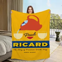 Warm Soft Plush Beer Nap R-Ricard Blankets Sofa rug for Living Room Office Bedroom Home Travel Fashion Kid Birthday Gift Flannel 2