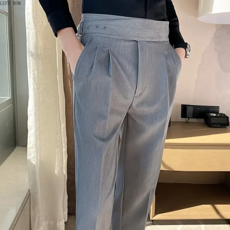 30 Color Men's Suit Pants Formal Business Fashion Casual Slim Fit Ankle Trouser Male Clothing Dress Pants business pants,suit pants,men pants