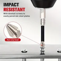 K5 antidérapant haute dureté Bit S2 fort magnétique 5A noir antidérapant tête transversale perceuse électrique tournevis électrique peu 5