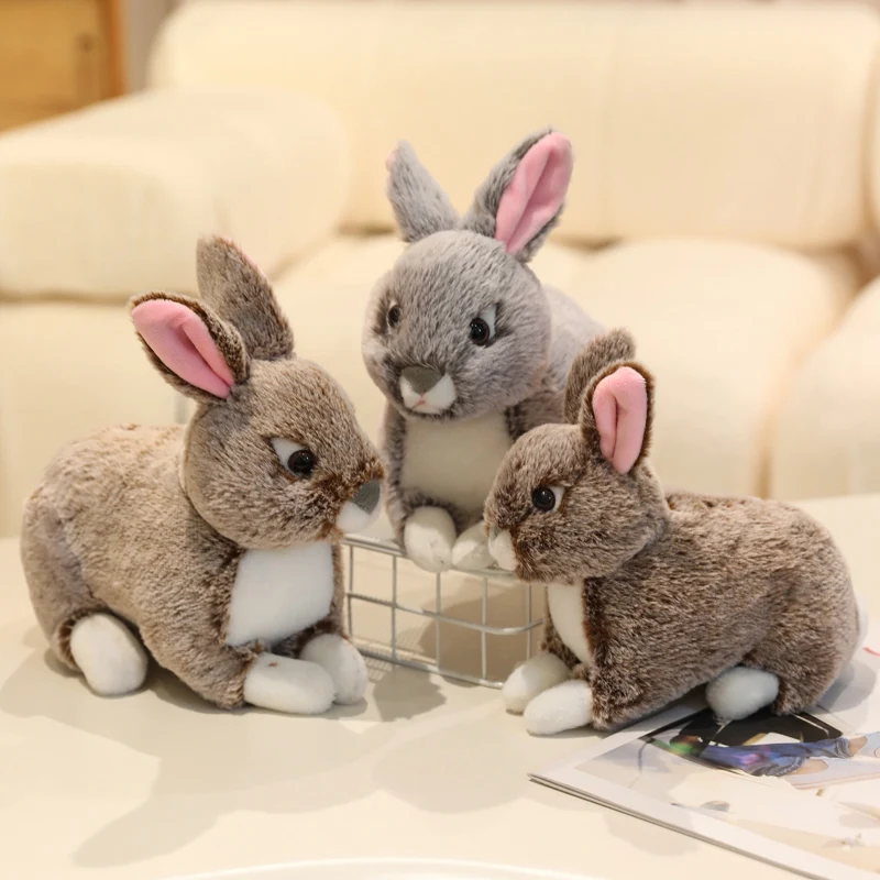 Rabbit Plush Toy Simulation Cartoon Stuffed Doll Pillow for Car And Home Decor Comfortable Soft Plush Gift for Birthday And Fes
