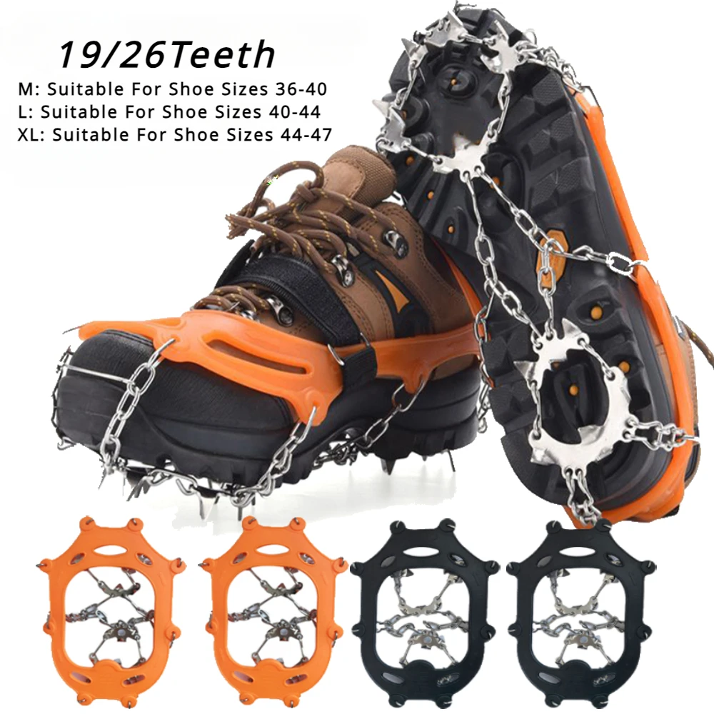  Stainless Steel Crampons Nonslip Stainless Steel Crampons Tips  for Outdoor Trekking Hiking Pole Adds Grip and Traction : Sports & Outdoors