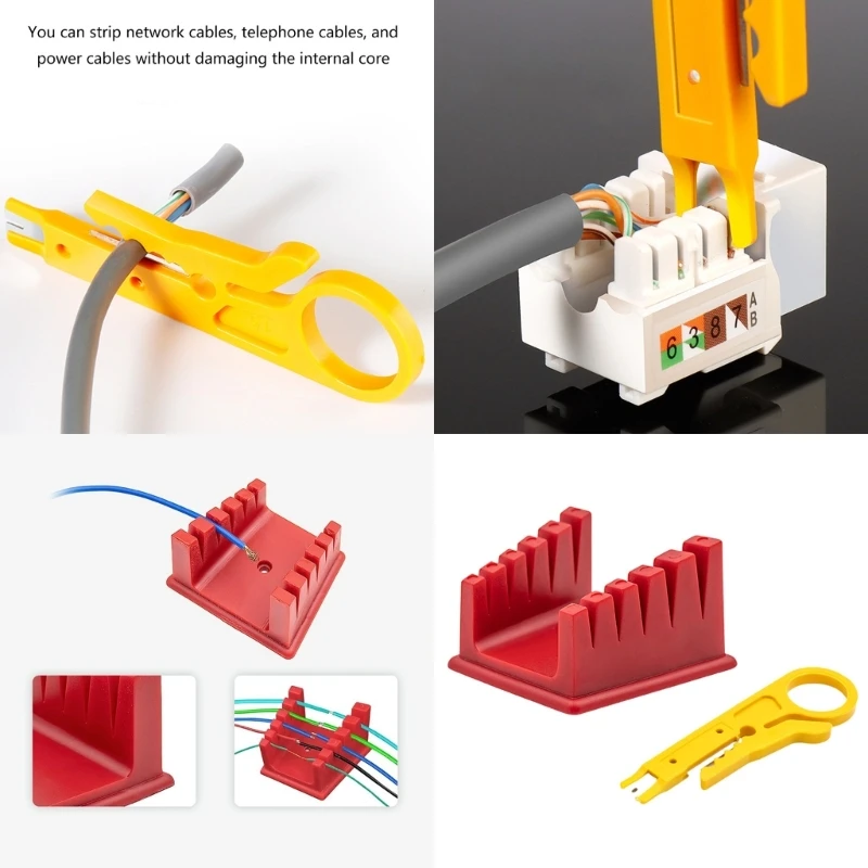 Portable Soldering Station Clamp Versatile Welding Holder Station with Stripping Tool for Stability on Uneven Surfaces M4YD