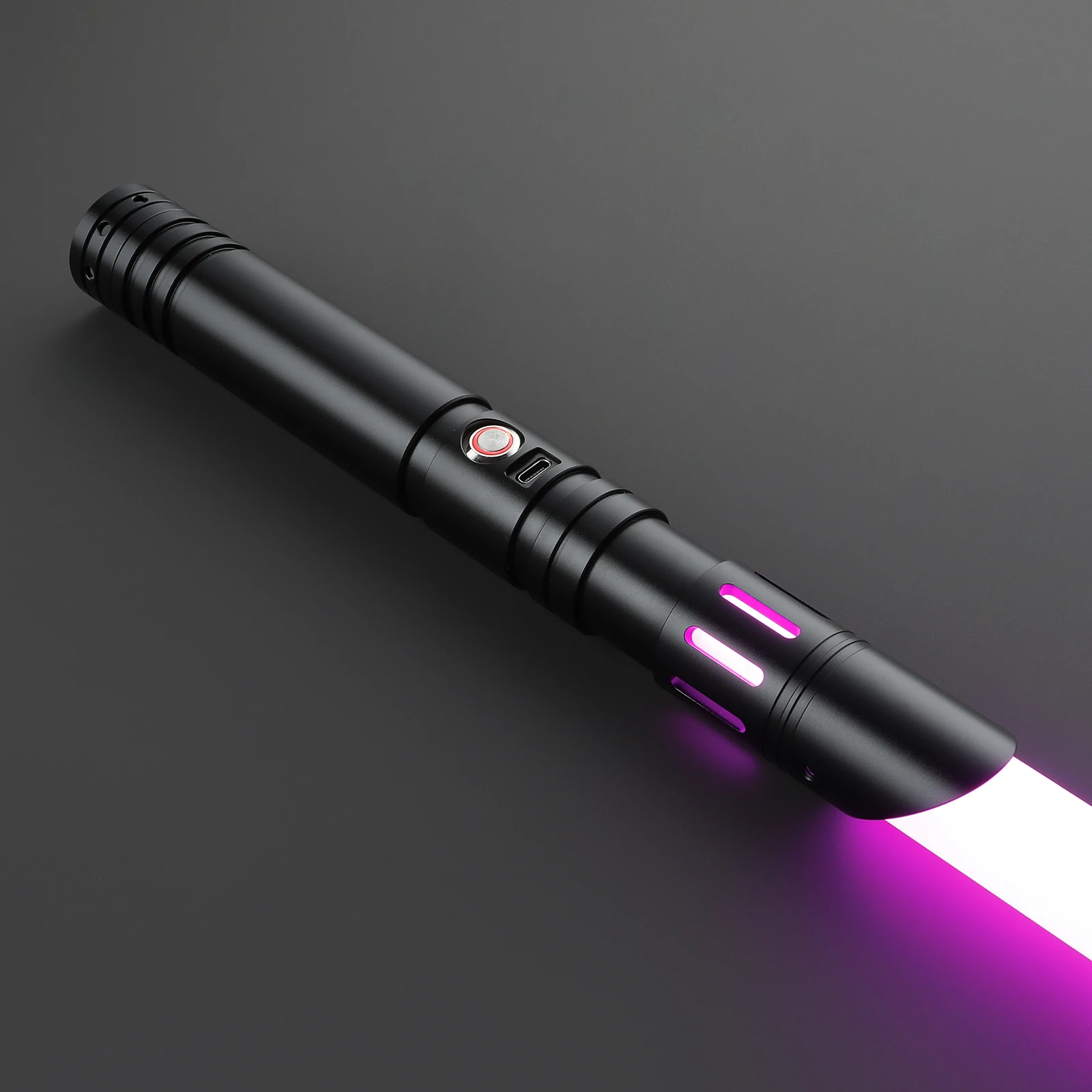 LGT Lightsaber-RGB Xenopixel Proffie Metal Hilt Heavy Dueling Light Saber with 12 Sound Fonts Sensitive Smooth Swing cosplay toys
