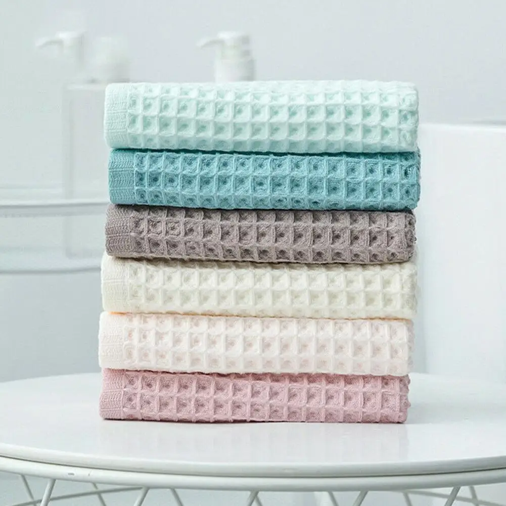 2/4 PCS 100% Cotton Bath Towels for Adults Children High Quality Waffle  Towels Absorbent Quick Dry Soft Home Bathroom Washcloth - AliExpress