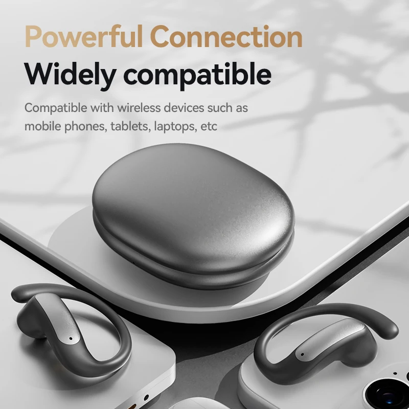 Ergonomic Wireless Over-Ear Bluetooth Earphones with Extended Comfort and Long Battery Life
