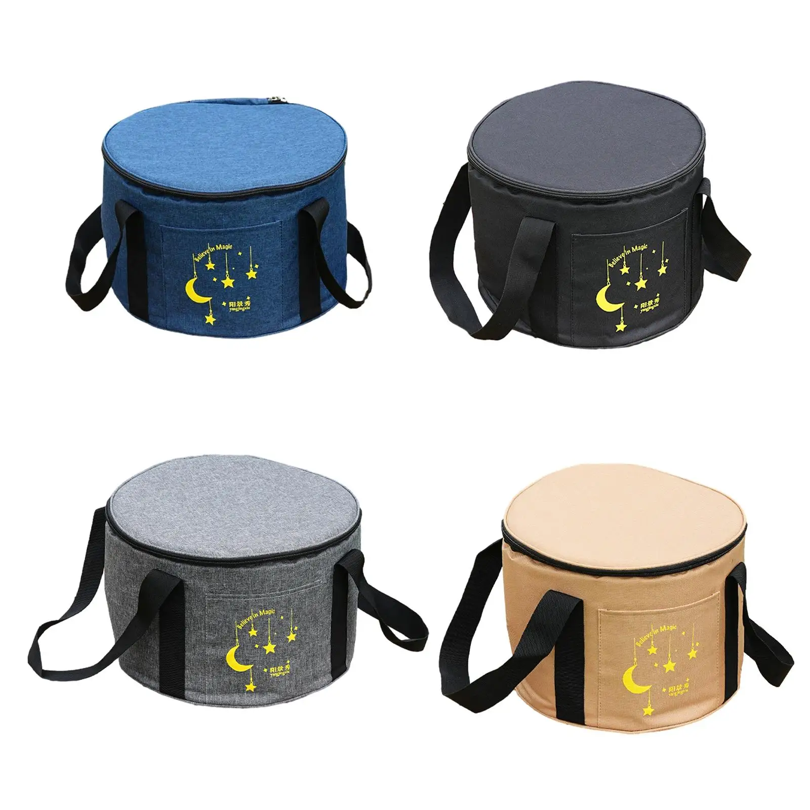 

Сумка-переноска для кухонной посуды, сумка для хранения кухонной посуды, для барбекю, круглые сумки-органайзеры для столовой посуды, для рыбалки