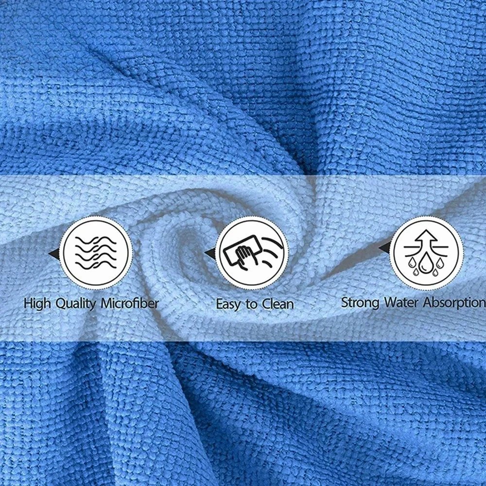 Premium Lint-Free Microfiber Cleaning Cloths - Streak-Free Shine