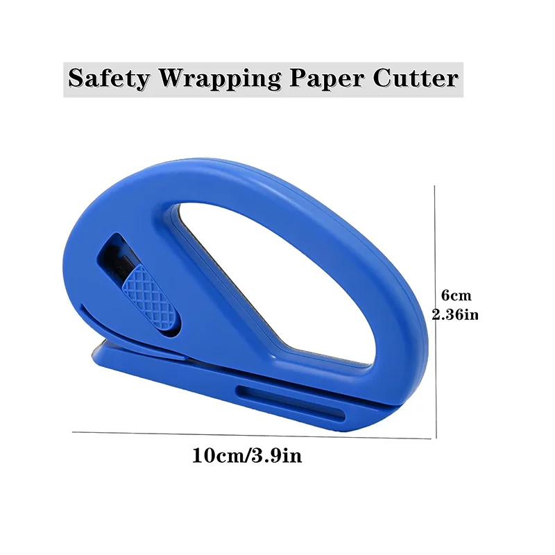Wrapping Paper Cutter 3Pcs Gift Wrap Film Cutter Safety Paper Cutting Tool for Window Tint Car Wrap Craft Making