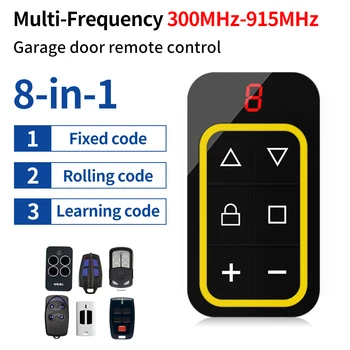 Universal Garage Remote Control Gate Key Duplicator Clone Multi-frequency Garage Door Controller 8 Channels 300-915Mhz 433Mhz 1