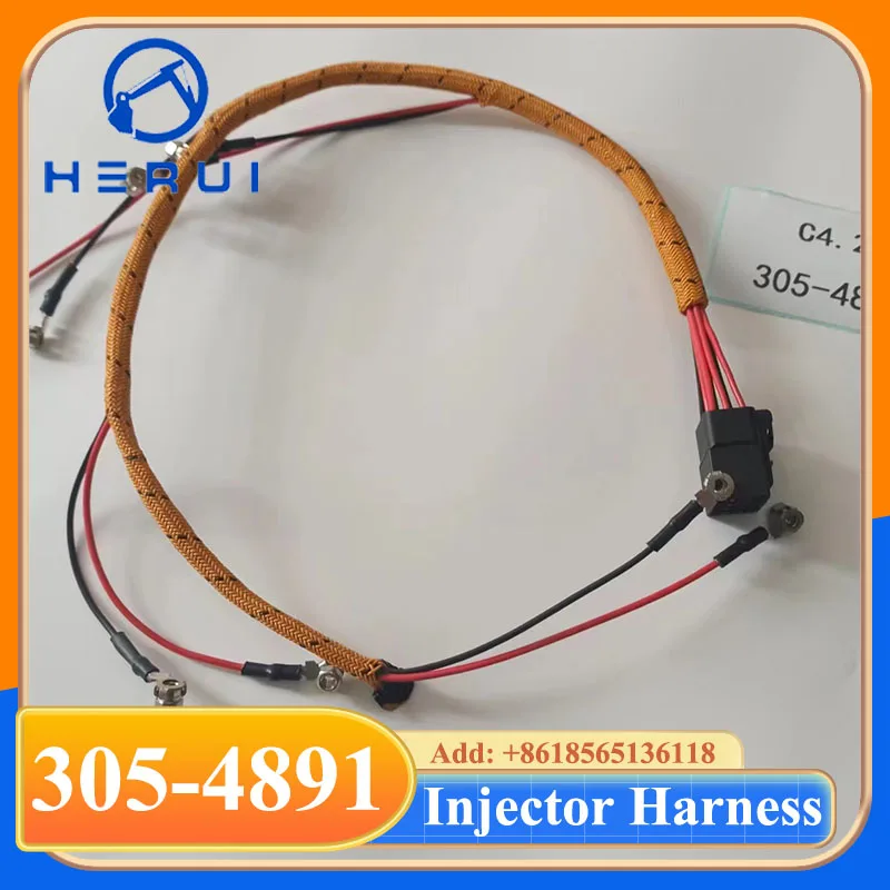 C4.2 Wire Harness 305-4891 3054891 for 311D/312D/313D/315D/319D C4.2 Injector Wiring Harness