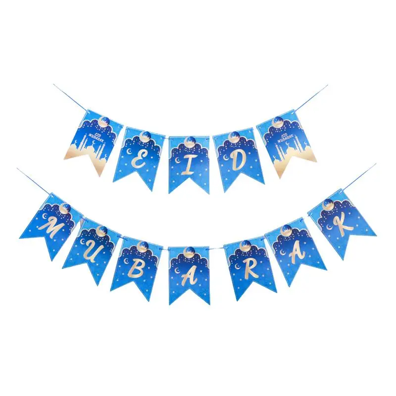 

Festival Banner EID Festival Bunting Garland Party Banner Wall Banner Outdoor Indoor Party Decor Festival Bunting Garland Party
