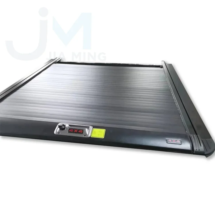 

Custom Manual Operation Bed Cover Silver Handle 4x4 Aluminum Roller Shutter Rear Tonneau