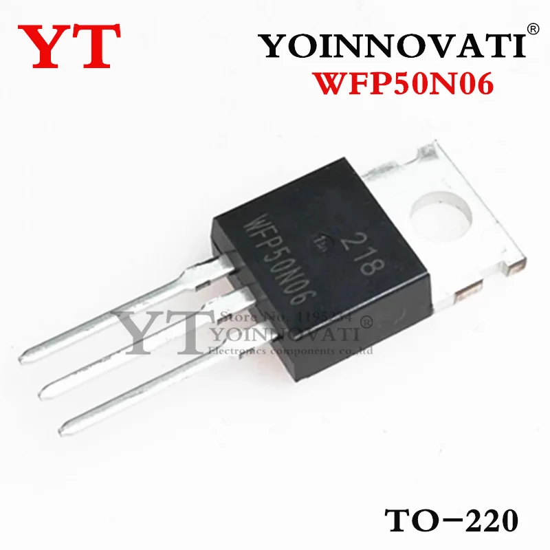 10pcs/lot Wfp50n06 P50n06 To-220 Ic Best Quality - Integrated Circuits ...