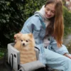 Dog Seat For Small Large Dogs Console Armrest Mountable Travel Accessory Pet Supply Vehicle Safety Seat 5
