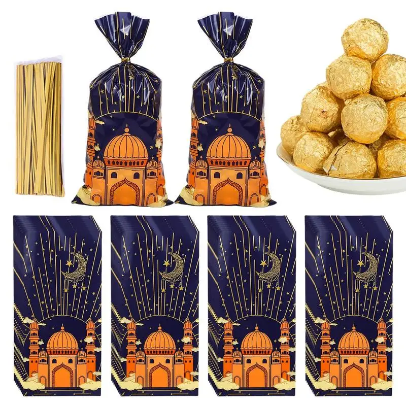 

Eid Gift Pouches 2024 Islamic Muslim Party Supplies Eid Al Fitr 2024 Eid Mubarak Gift Bags Plastic Ramadan Candy Cookie Bag