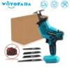 18V Cordless Electric Reciprocating Saw Variable Speed Metal Wood Cutting Tool Electric Saw For Makita 18V Battery (No Battery) 1