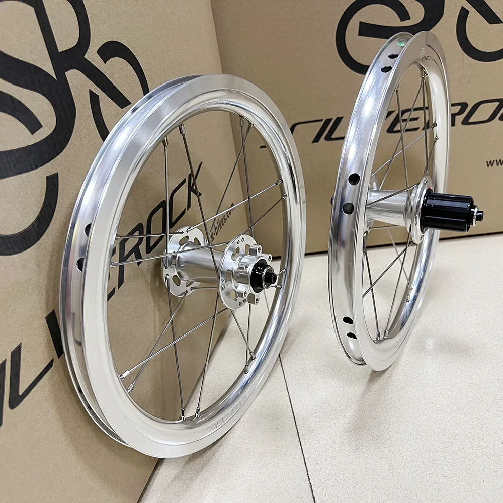 SILVEROCK SR30A-HUB001 Leichtmetallfelgen 16 Zoll 305 349 8-11s 100 mm 135 mm Scheibenbremse für Gust K3 Plus Kinder-Klappfahrrad-Laufradsatz – Detail 8