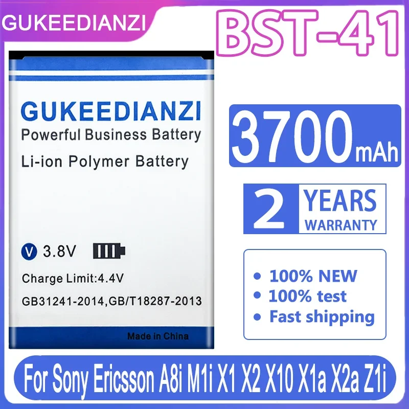 Gukeedianzi 3700Mah Bst-41 Bst 41 Batteria Per Sony Ericsson Xperia Play R800 R800I A8I M1I X1 X2 X2I X10 X10I Z1I Telefono