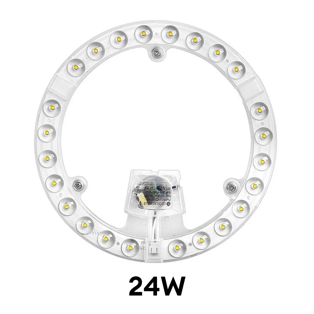 Modulo Led 220V plafoniera Led pannello 12W 18W 24W 36W sostituzione Led per lampada ventilatore da soffitto lampada da parete modulo rotondo