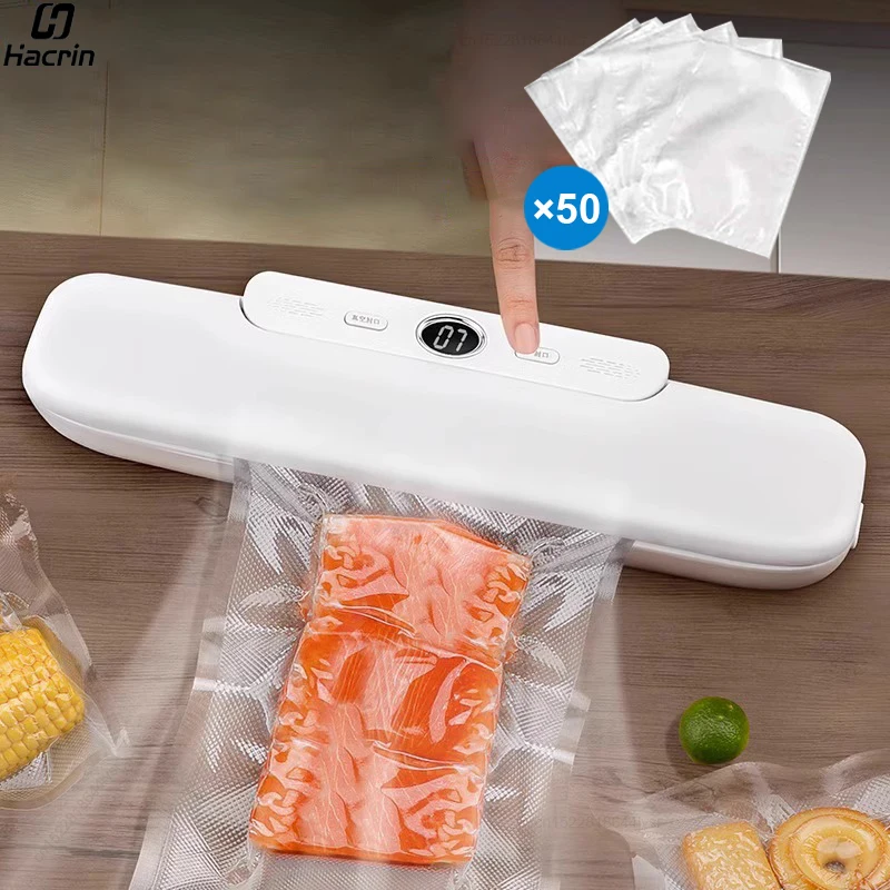 식품 진공 실러 진공 포장 기계 220V 자동 가정용 식품 진공 씰링 기계 50pcs 진공 가방 Best Top5 식품 진공 실러 진공 포장 기계 220V 자동 가정용 식품 진공 씰링 기계 50pcs 진공 가방 Best Top5