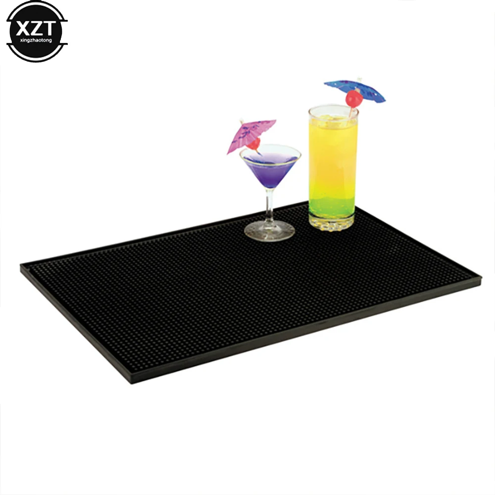 Bar Mat for Cocktail Coffee Bar 12 X 18 Rubber Service Spill Bartender  Glass