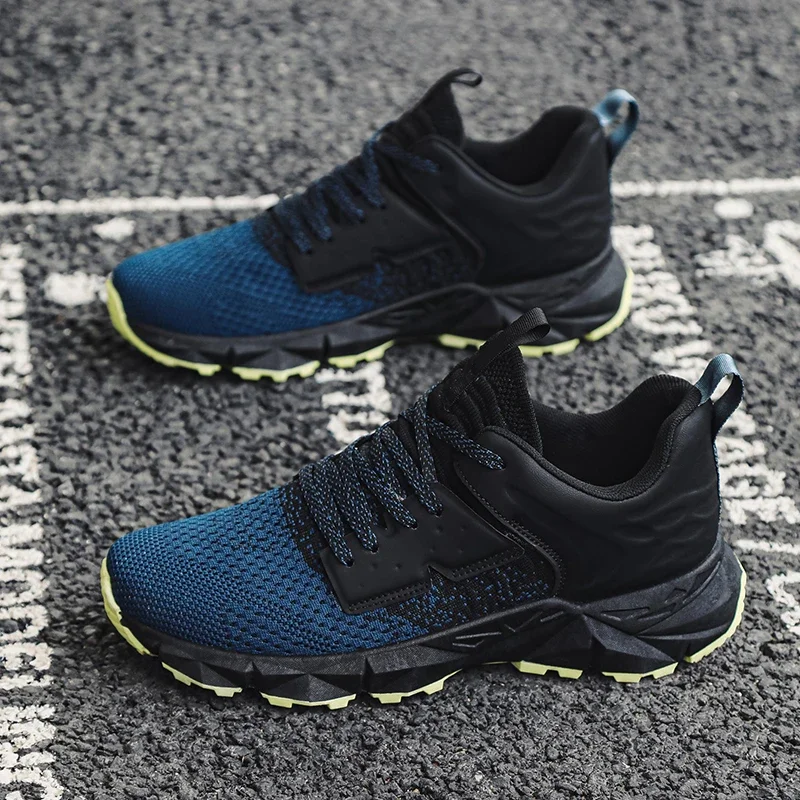 

2024 Winter Men Casual ShoesThick-soled Outdoor Mesh Men's Sports Fashion Comfortable Breathable Cushioning Running