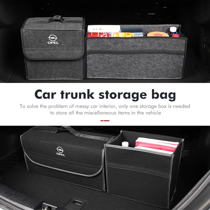 Car Stowing Tidying Container Bags Storage Box Portatile Pieghevole Per Opel Zafira Meriva Mokka Vivaro Vectra Antara Ampera