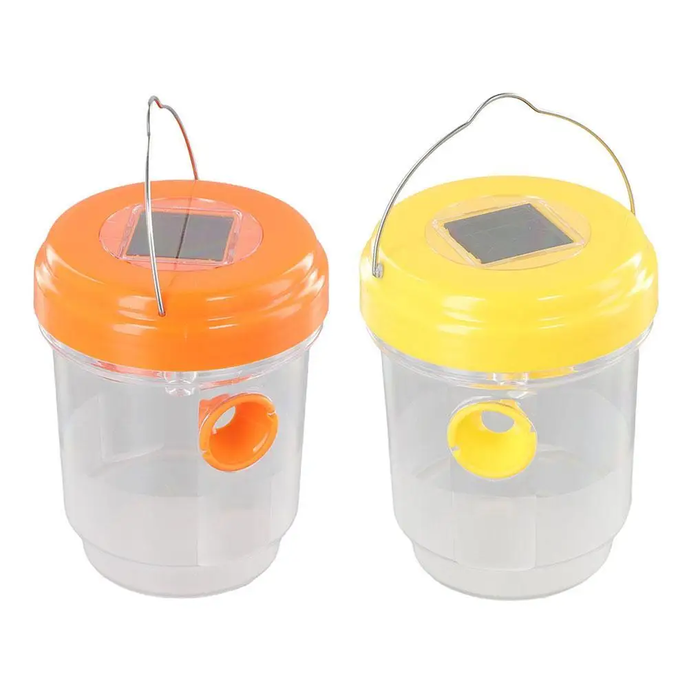 Solar Mosquito Insect Catcher Light Outdoor Intelligent Induction Hanging Tree Mosquito and Insect Trap Light Non-toxic Bee Trap