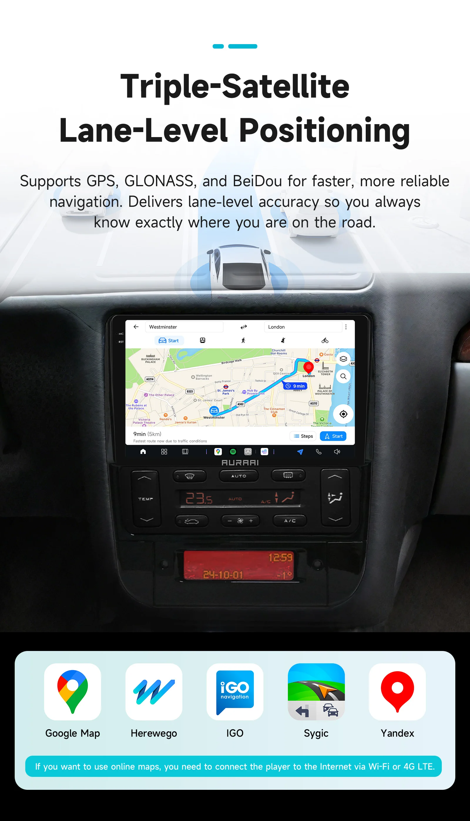8-Kern 8+256G AI Carplay Android Autoradio für Peugeot 406 1994-2005 Multimedia-Player 2K Intelligenter Bildschirm GPS ADAS+360-Grad-Kamera – Detail 27