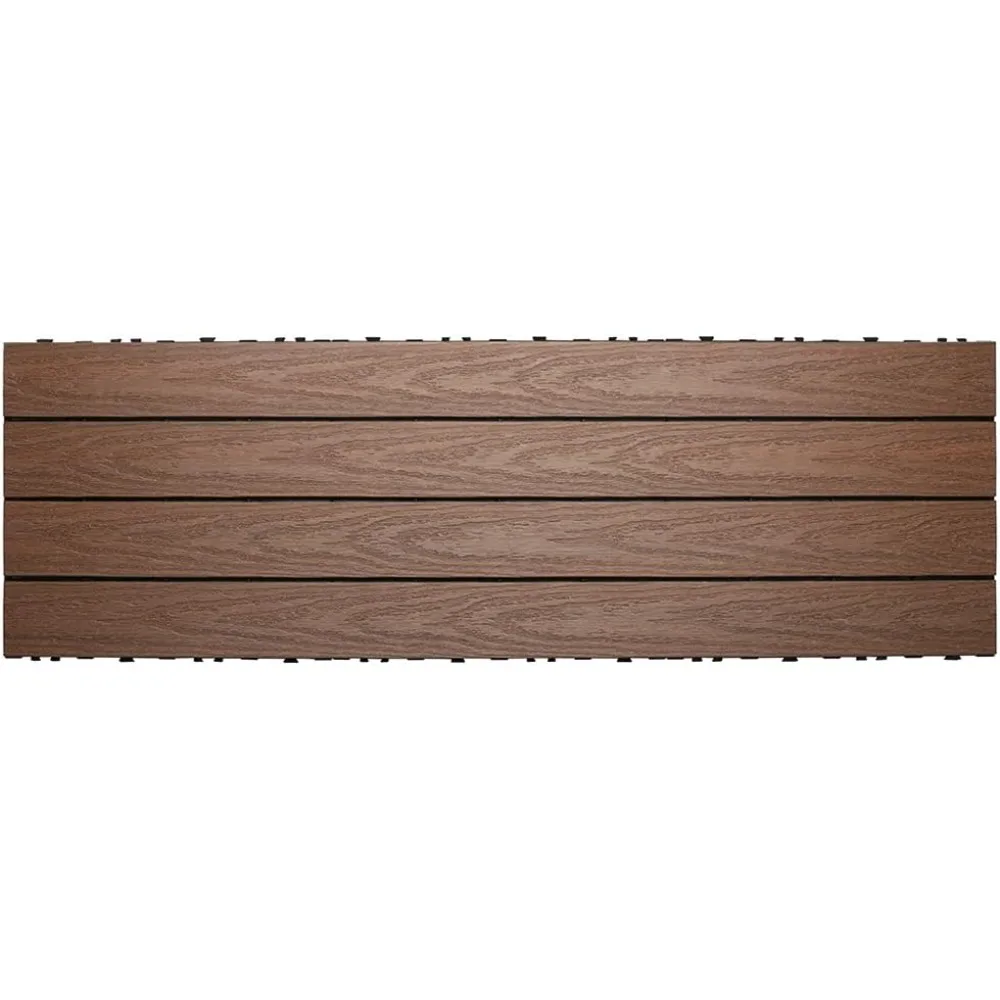 UltraShield Naturale 1 ft. x 3 ft. Quick Deck Composite Outdoor Deck Tile in Icelandic Smoke White (15 sq. ft. per Box) 5