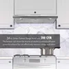 Under Cabinet Range Hood 36 inch with Ducted/Ductless Convertible, Slim Kitchen Stove Vent Hood, LED Light, 3