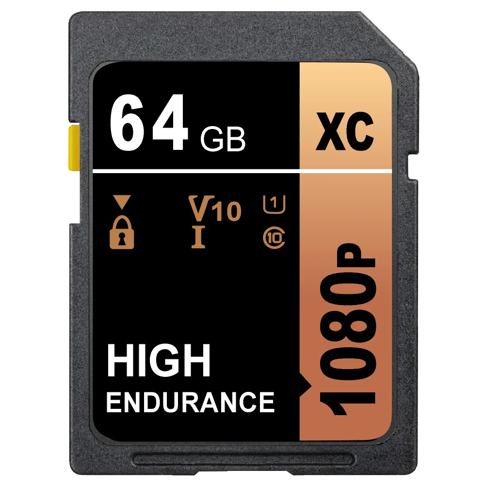 High-Capacity SD Memory Cards for Cameras - Class 10 Flash Storage Options