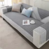 Houndstooth Lace Docor Quilting Sofa Coushion Cover Anti-Slip Sofa Slipcovers for Living Room Couch Seat covers Pet Friendly 1