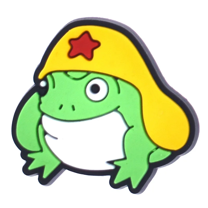 Whimsical Frog Shoe Charms for Clogs and Accessories