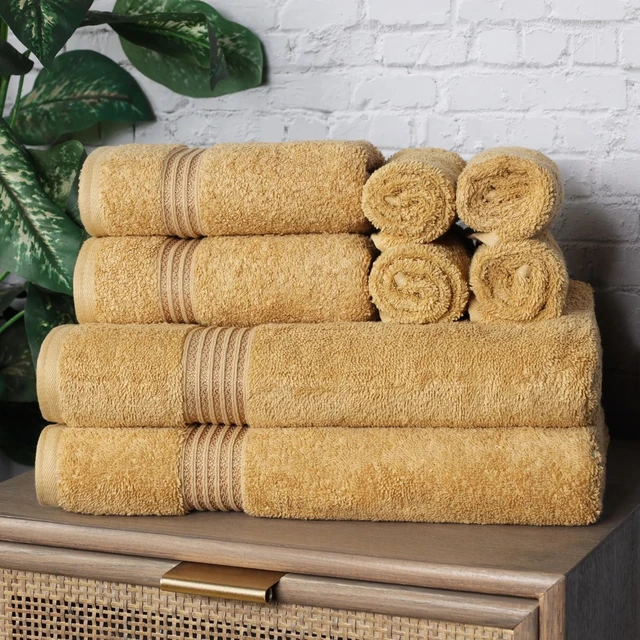 Superior Cotton 2-Piece Absorbent Bath Mat Set ,Canary