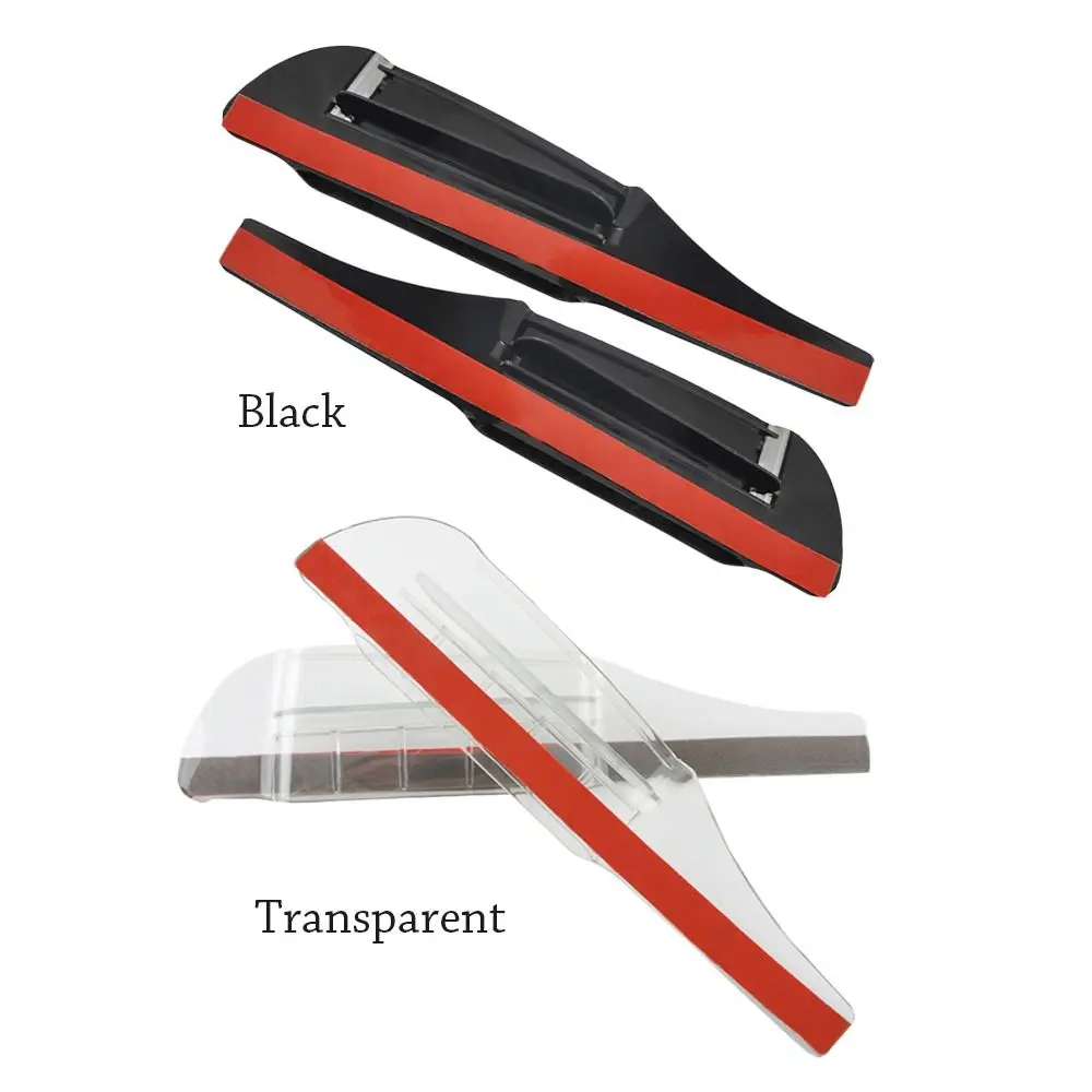 2pcs Air Drying Style Universal Car Rear View Mirror Rain Cover Sun Visor Eyebrow Side View Mirror Rain Guard Auto Protection