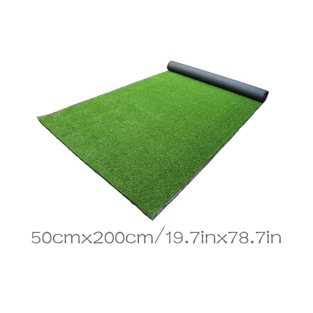 Alfombra de césped Artificial para decoración de fiesta de boda, Alfombra  de césped verde, adorno de jardín, 1x1/2M - AliExpress