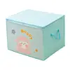 Large Capacity Clothes Quilt Storage Bag Cute Cartoon Non Bag Clothes Foldable Animals Storage Woven Storage Wardrobe Organ U0V8 6