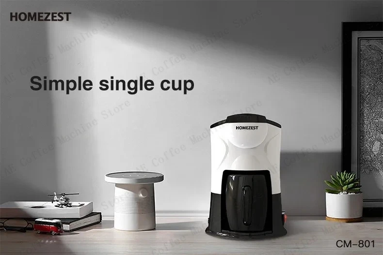 Description Picture 5 of itemPortable Mini Home Coffee Machine Fully Automatic Drip American Coffee Pot Portable Travel Coffee Maker Fashionable and Compact