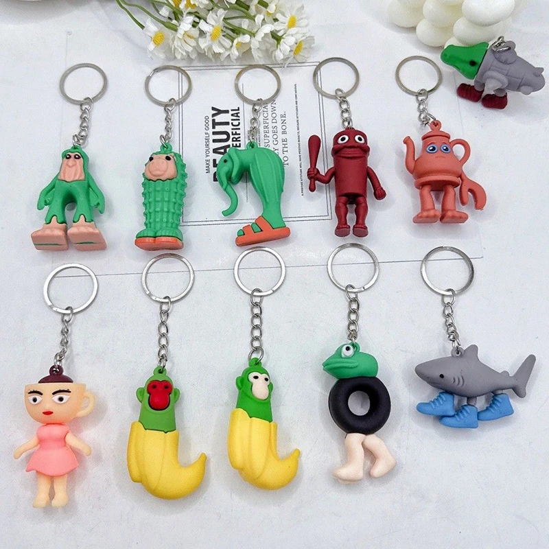 Syottoys Fortune Skelly Flexy Toy Keychain - Movable Skull & Four Leaf Clover, Made In Korea - View #6