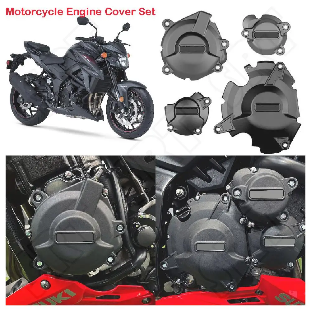 

Fits for Suzuki GSX-S 750 GSXS GSXS750 GSX-S750 ABS L7 L8 L9 M0 M1 M2 2017-2023 Motorcycle Secondary Engine Cover Set