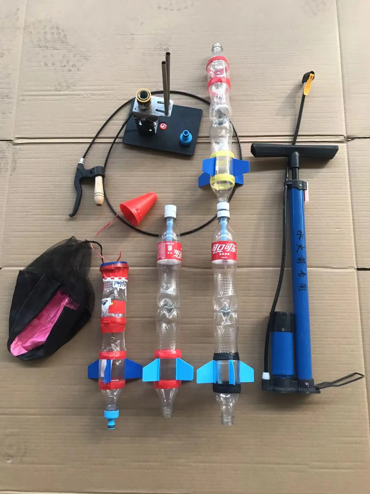 Profional Level Two Water Roet Kit with Separator And Parachute for Science Experiment Cetition Full Material Paage