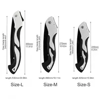 405mm 460mm 530mm Folding Hand Saw SK5 Steel Blade Soft Rubber Handle Foldable Sharp for Woodwork Household Cutting Tool DIY 2