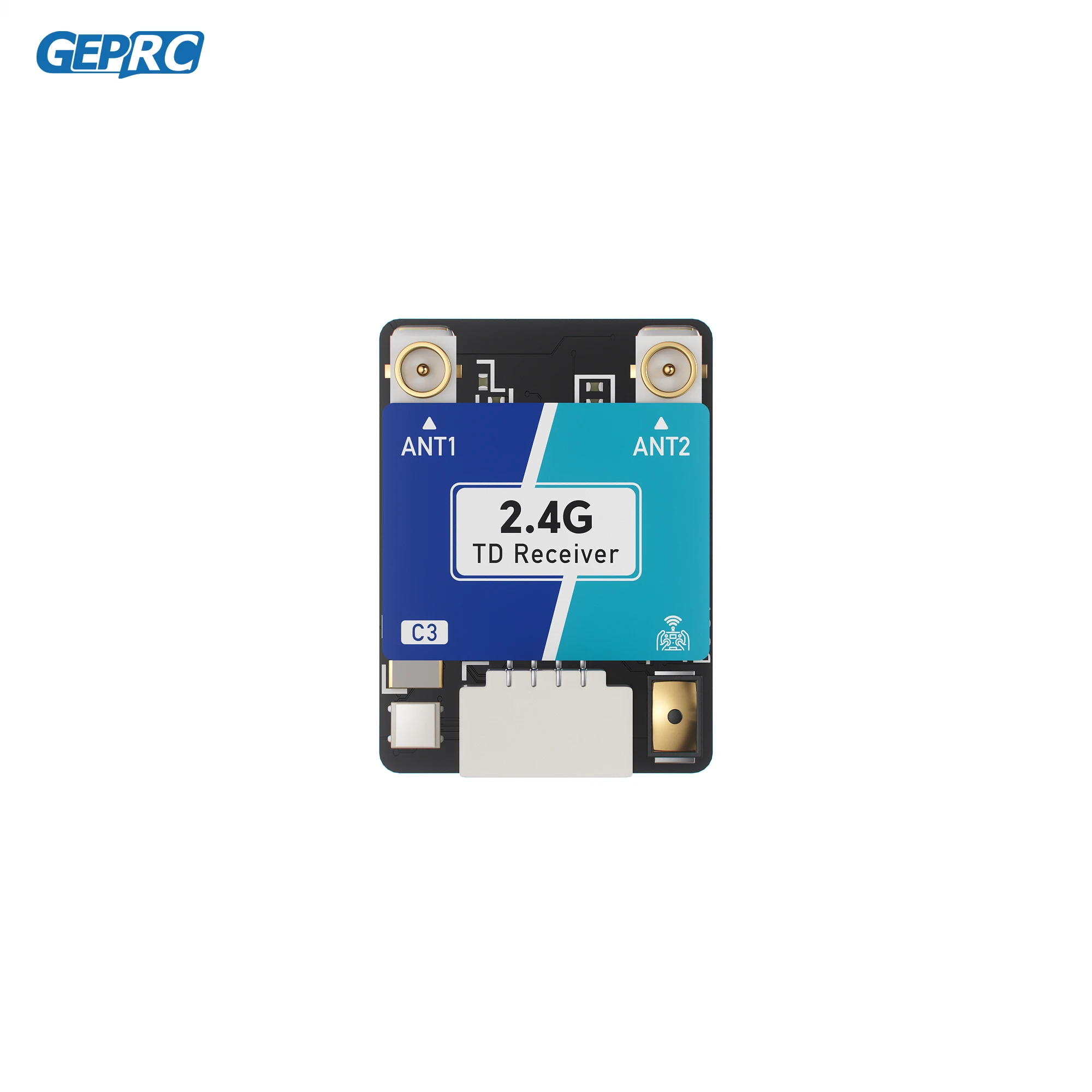GEPRC ELRS Nano DUAL 2,4G приемник True Diversity Встроенный Wi-Fi ESP32-C3 DIY FPV Квадрокоптер Запчасти для дронов дальнего действия thumbnail 2