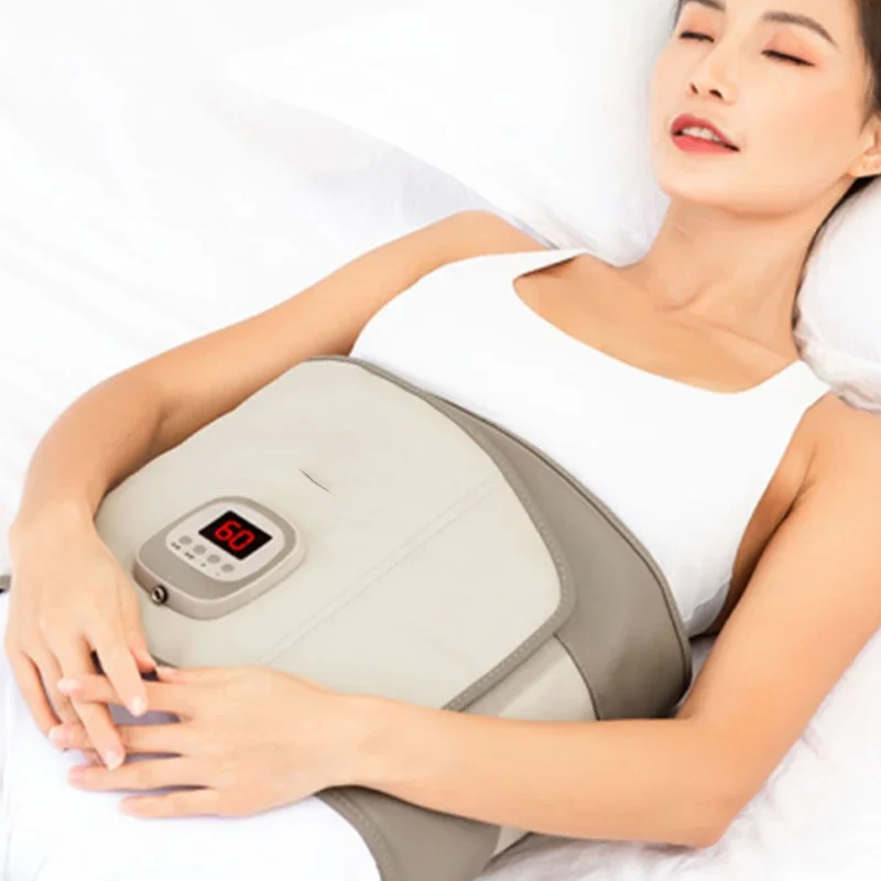 Sweat belt micro-electric acupuncture pulse lazy person EMS abdominal sweat massage instrument belly hot compress waist